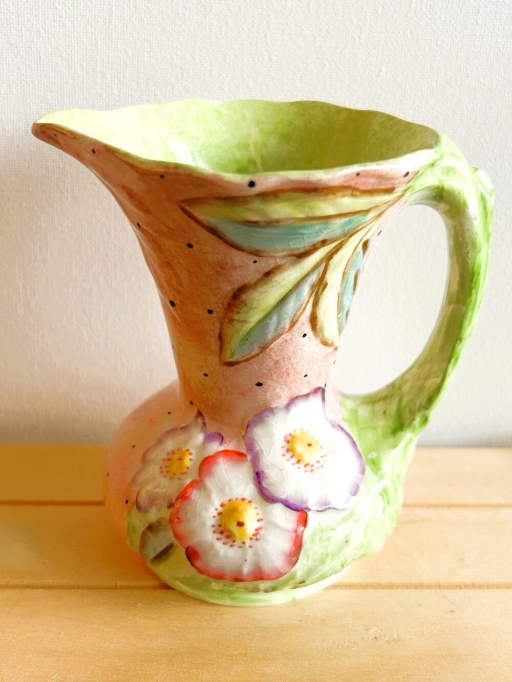 James Kent Vintage 1930s Pitcher Vase, Made in England